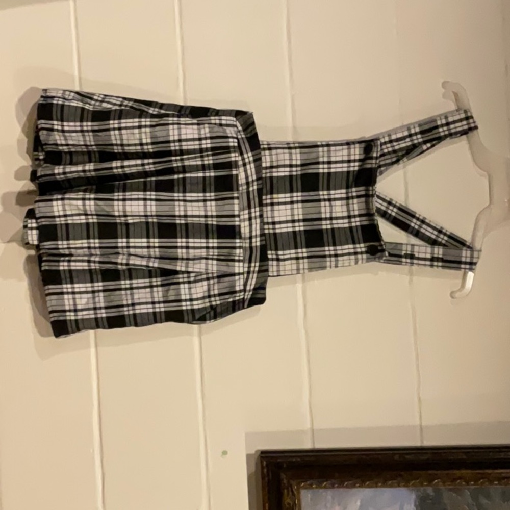 rue 21 Medium front button plaid school girl dress